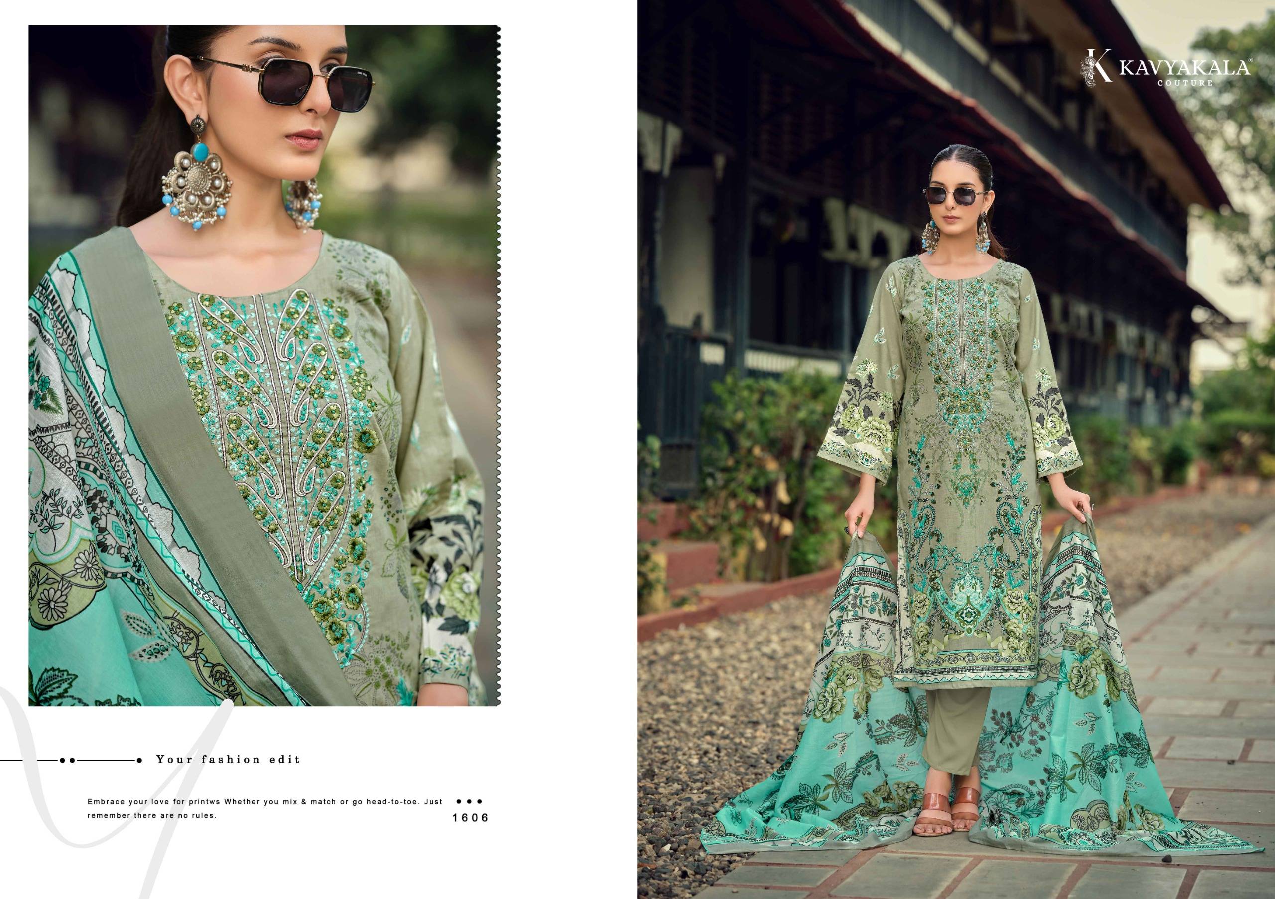 RIHAANA Vol 16 By KAVYA KALA Beautiful Pakistani Suits Colorful Stylish Fancy Ethnic Wear LAWN COTTON Dresses At Wholesale